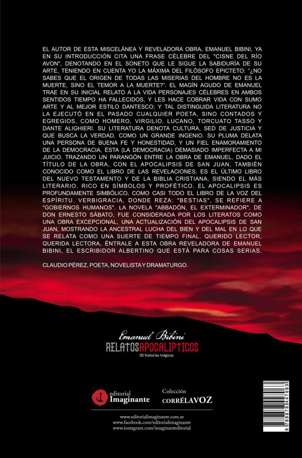 EBOOK Relatos apocalípticos - Emanuel Bibini - Imagen 2