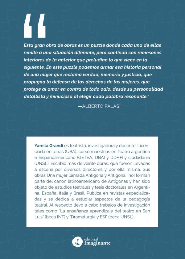 EBOOK / Rastro de huellas hembras: antología de obras teatrales - Yamila Grandi - Imagen 2