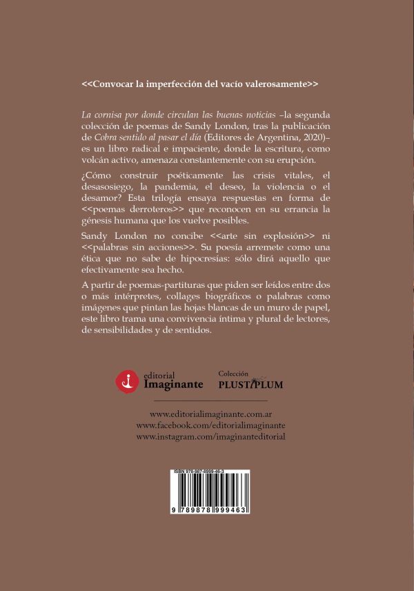 EBOOK - La cornisa por donde circulan las buenas noticias / Sandy London - Imagen 2