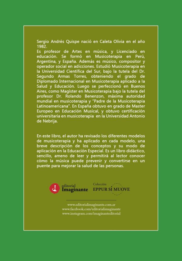 EBOOK - Musicoterapia y Educación Especial / Sergio Andrés Quispe - Imagen 2