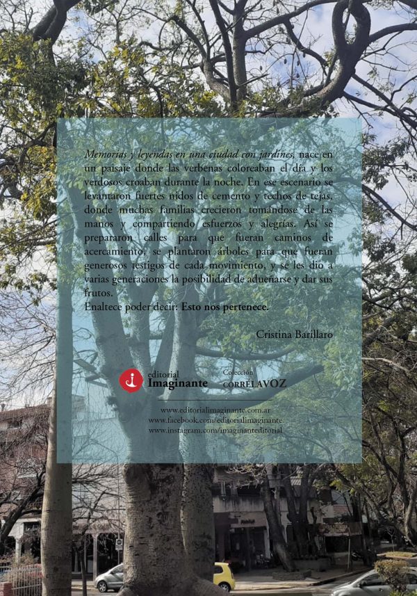EBOOK: Historias y leyendas en una ciudad con jardines / Cristina Amalia Barillaro - Imagen 2