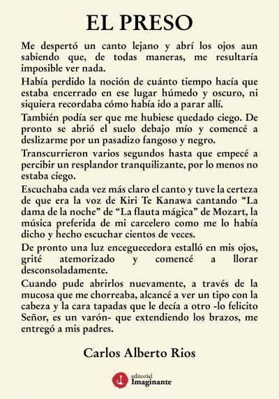 EBOOK - El preso / Carlos Alberto Rios