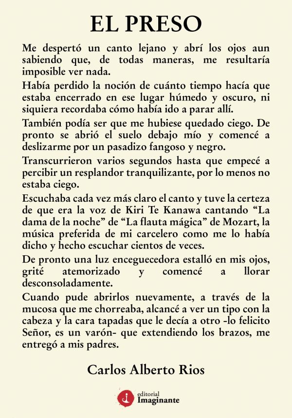 EBOOK - El preso / Carlos Alberto Rios
