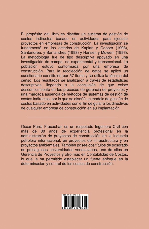 EBOOK - Gestión de costos indirectos en proyectos de construcción / Oscar Parra Fracachan - Imagen 2