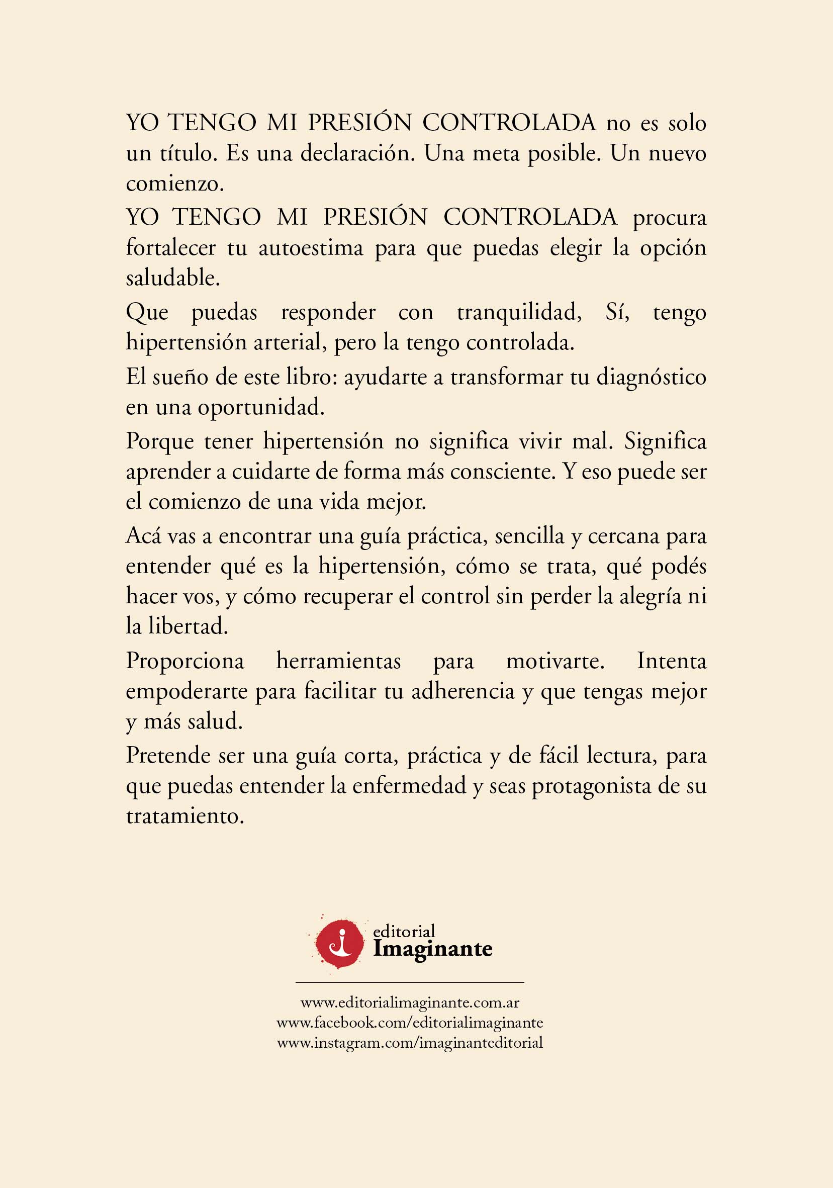 EBOOK - Yo tengo mi presión controlada / Nayla Ayelén Rogacz - Imagen 2
