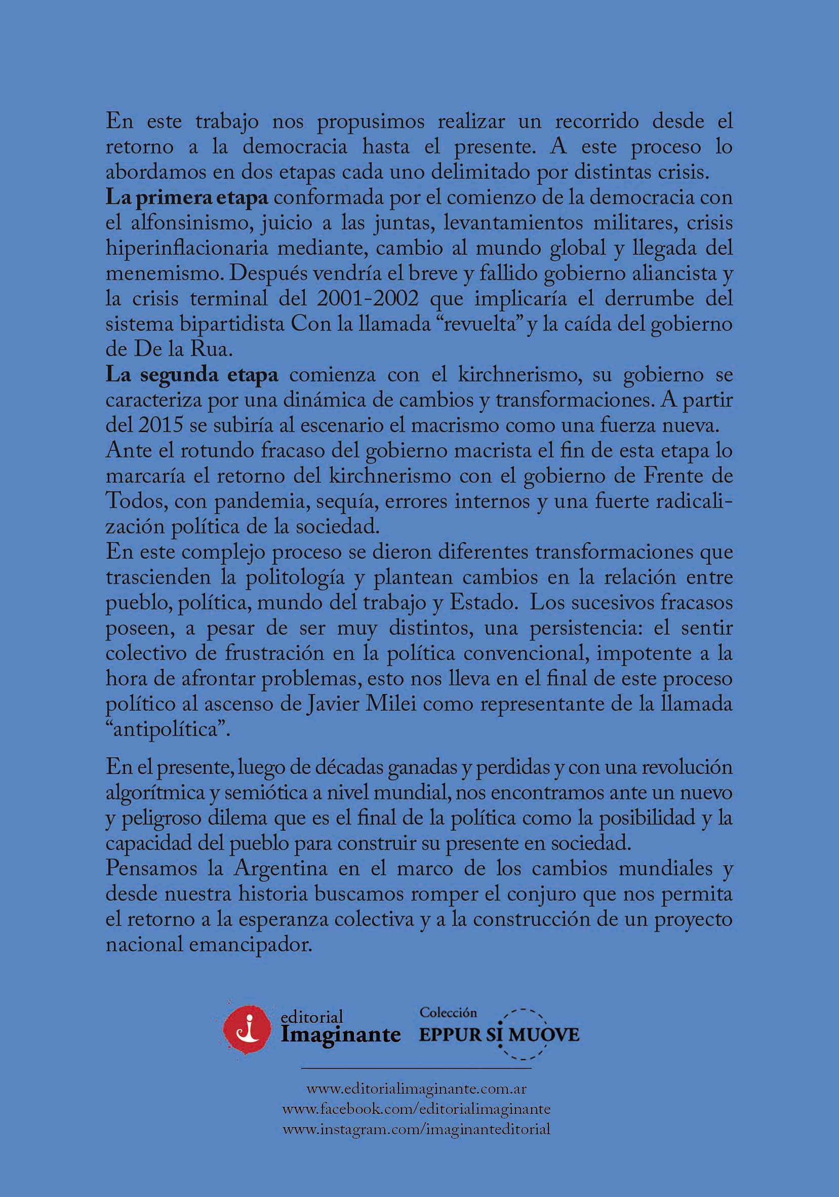 EBOOK - Pensando la Argentina: diálogos sobre política, sindicalismo y trabajo después de cuarenta años de democracia / Rubén Buzzano - Sergio Fernández - Imagen 2